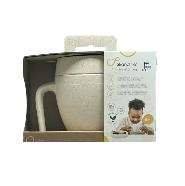 Eco-friendly baby feeding set "Gift Packaging" with a bowl and spoon visible.